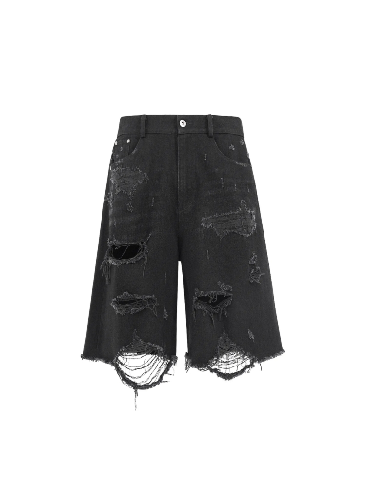 [Sold out] Distressed Denim Shorts