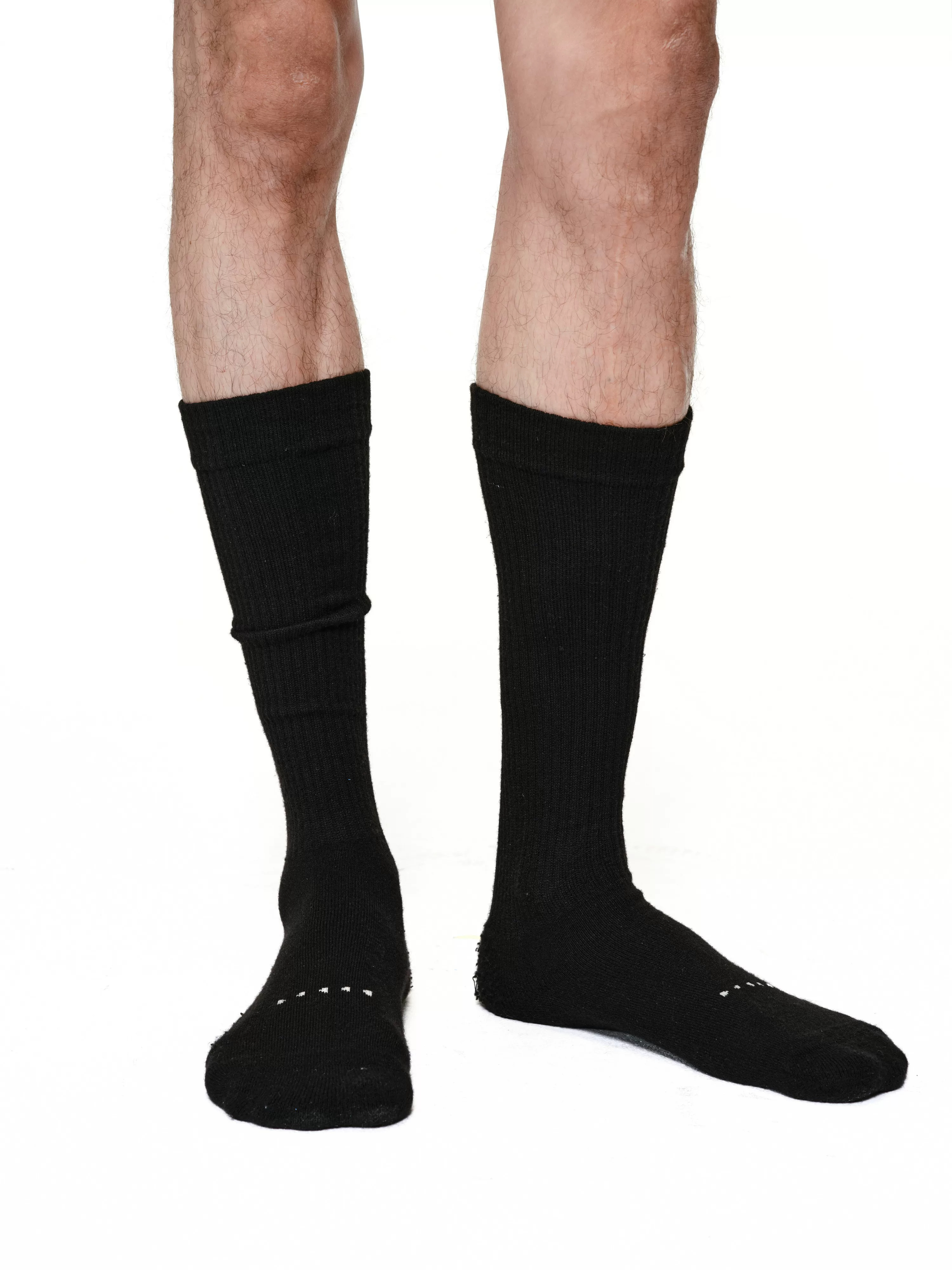 Origin Wool Ribbed Knee-High Socks