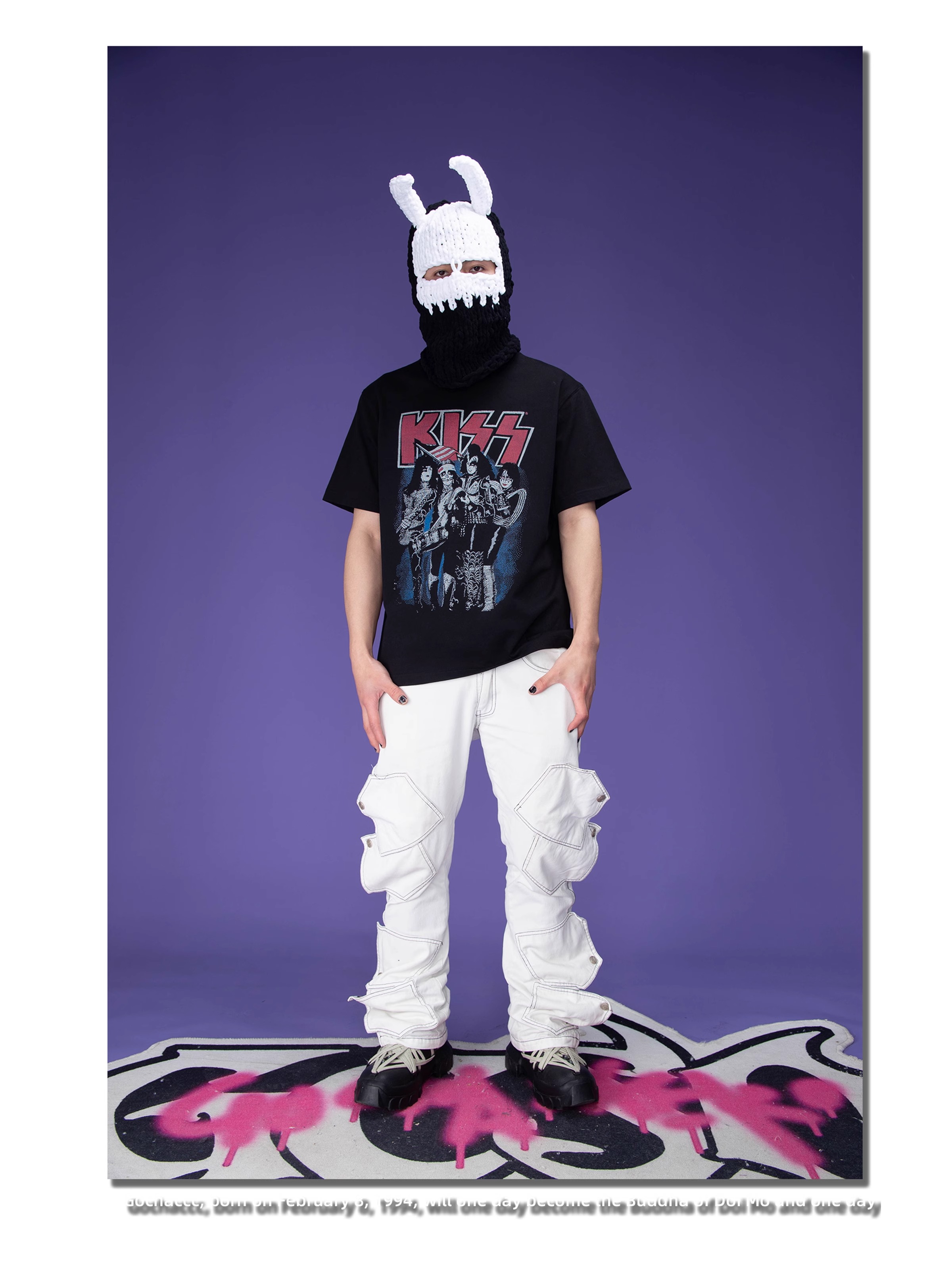 GOCHASKERO Band Print T-shirt