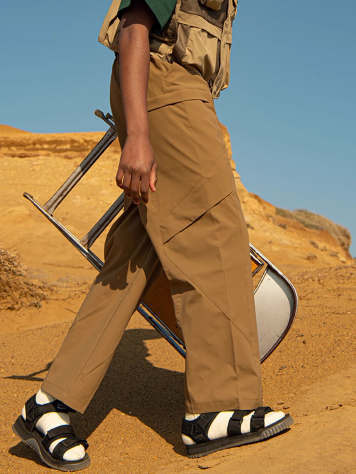 HALCYON 23SS Multiple Pocket Zipper Pants