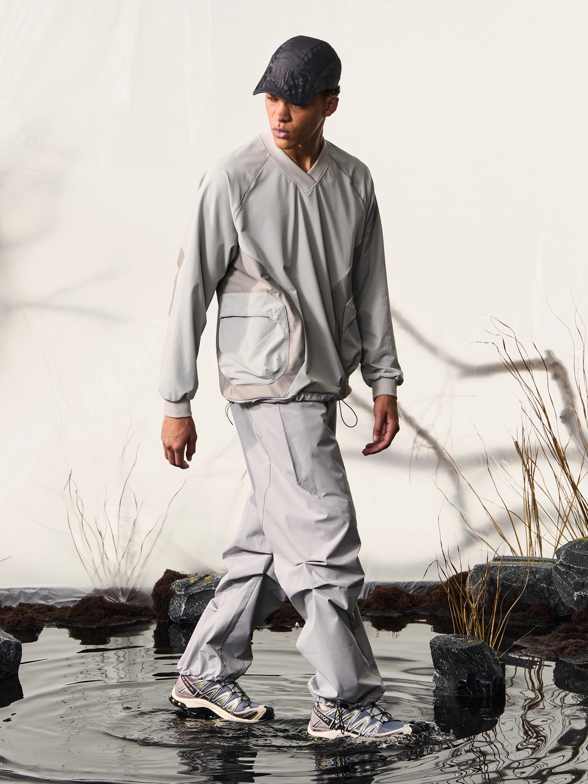 HALCYON 23AW V-neck Functional Innerwear Jersey