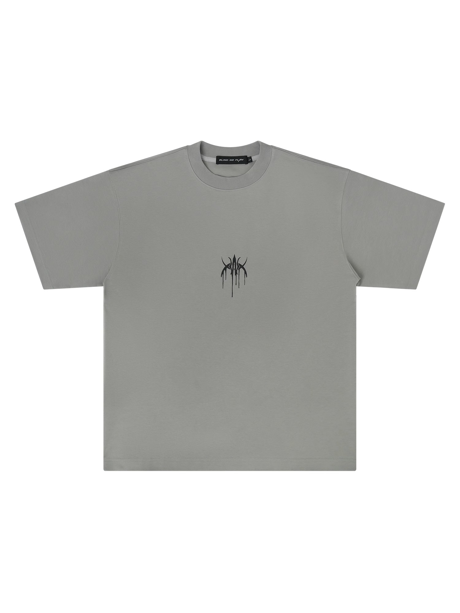 BLINDNOPLAN 24SS ICE Fabric Basic Raised Print T-Shirt