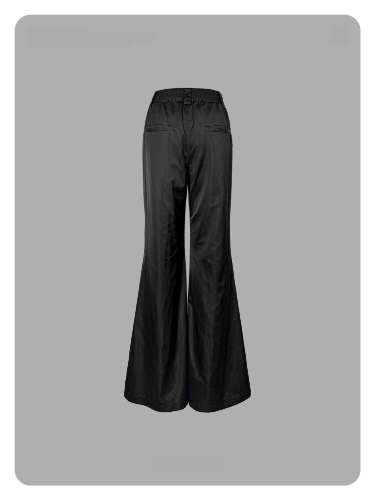 Memory Satin Flared Pants