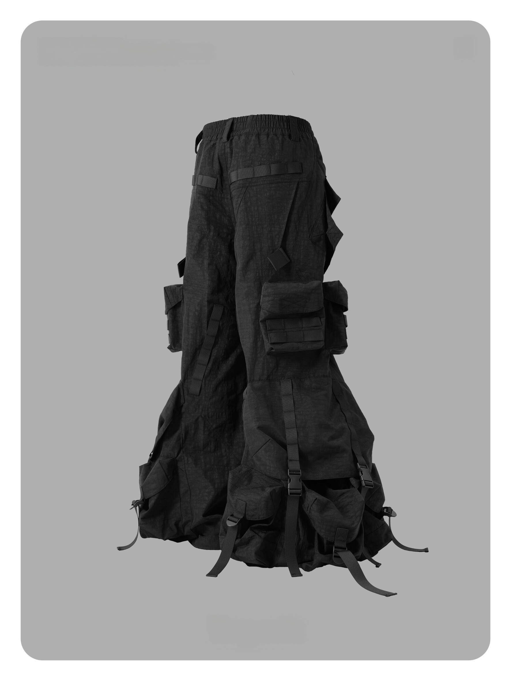 Hyper-Deconstructed Backpack Pants