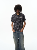 Grey‑Black Leopard Print