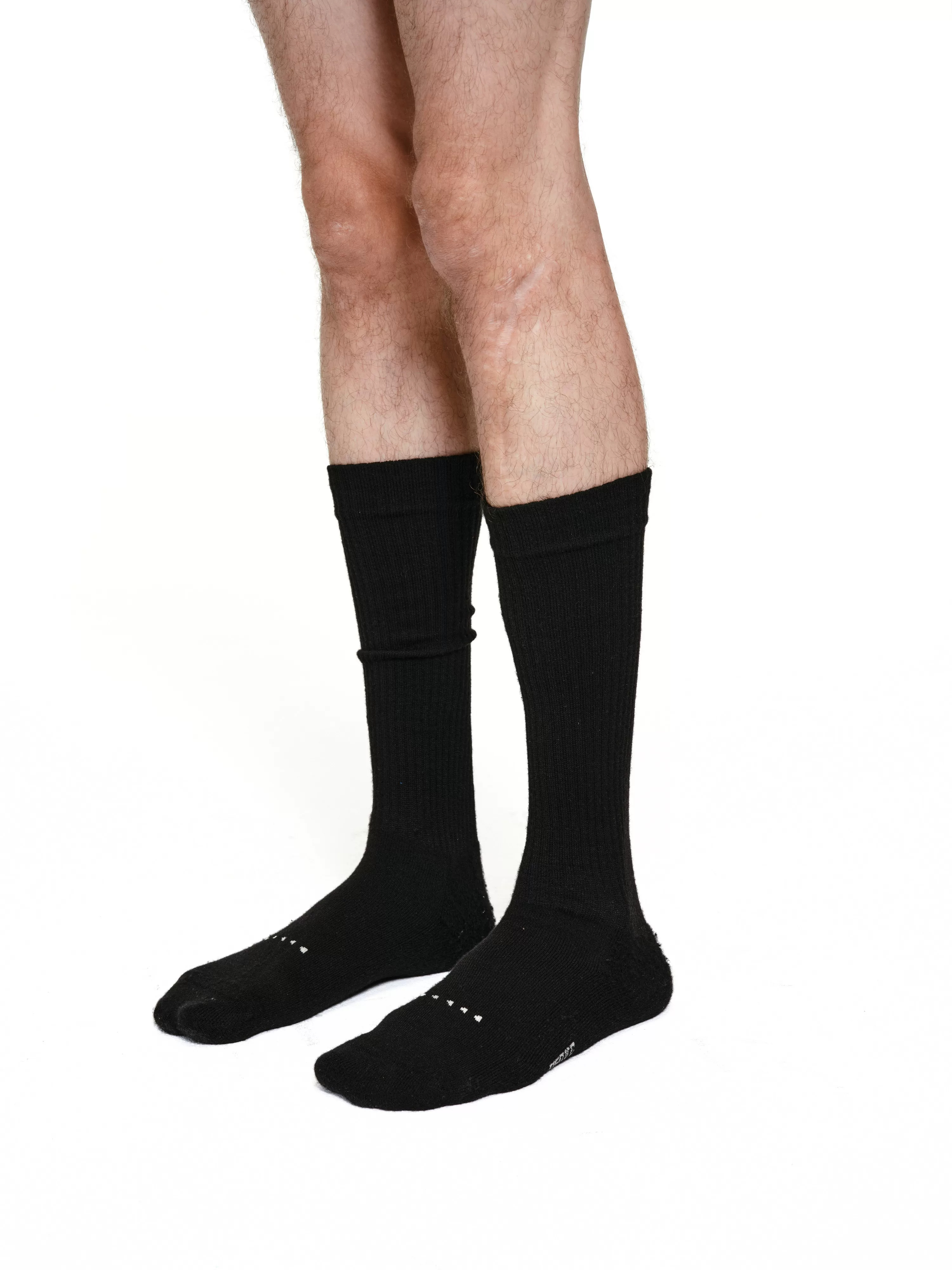 Origin Wool Ribbed Knee-High Socks