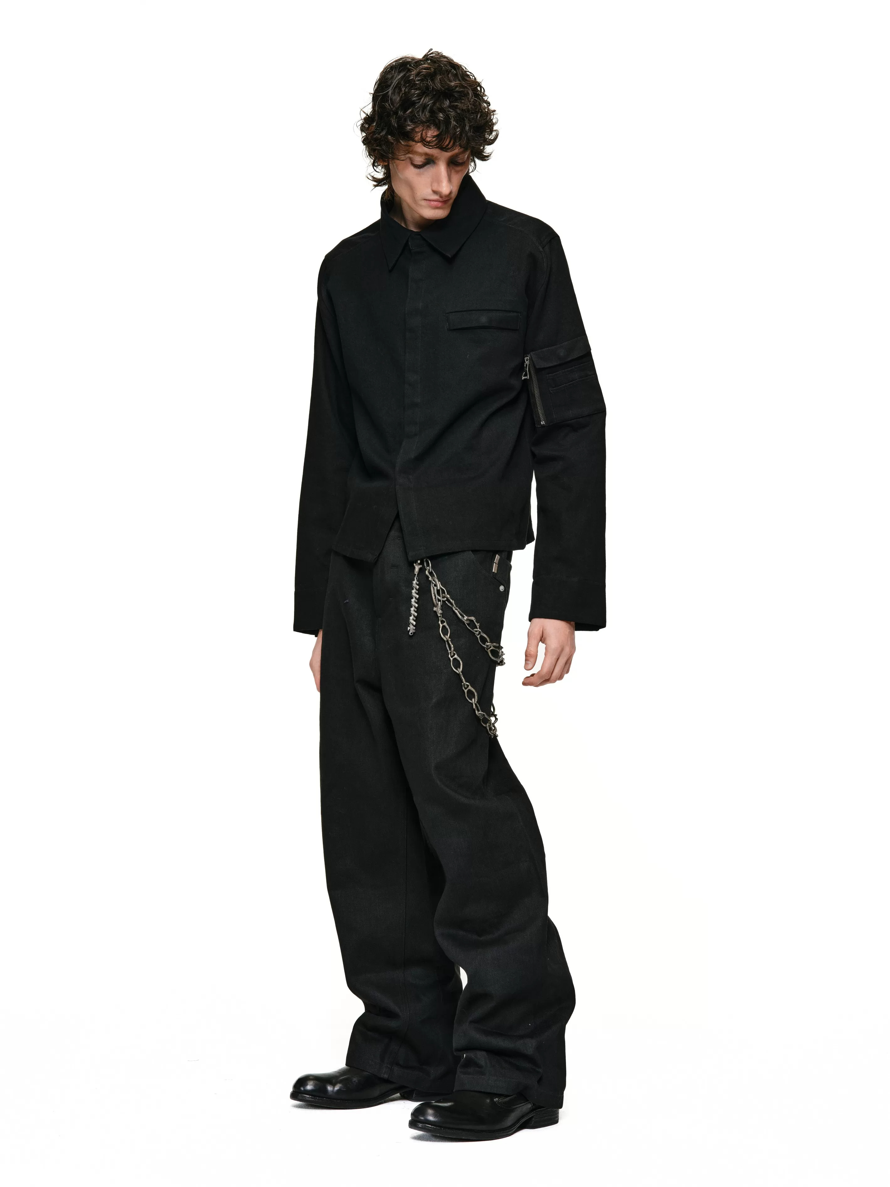 Standard S1 Curved Shoulder Quadrilateral Denim Shirt