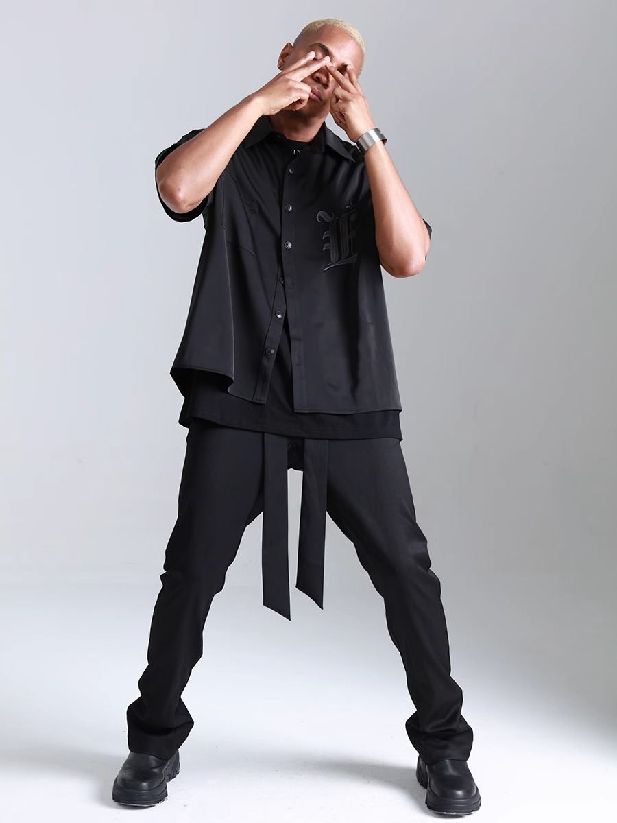 RVANGUARD 21SS STRUCTURED CUT FLARED PANTS