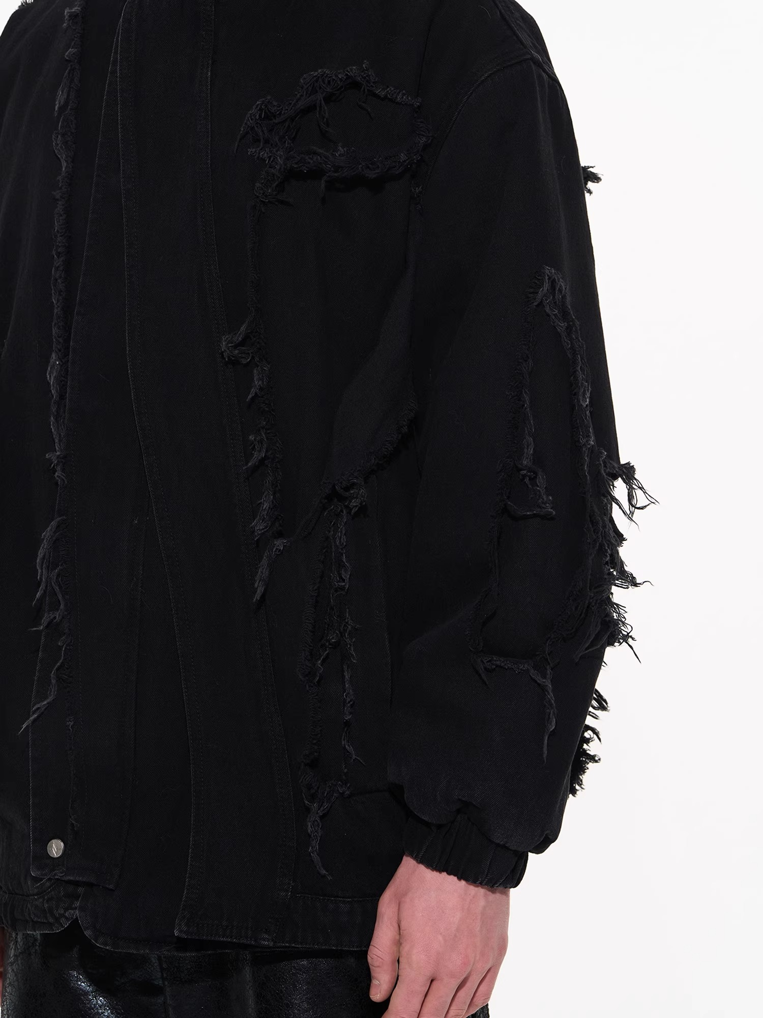 BLINDNOPLAN 23AW Knife-cut Distressed Washed Jacket