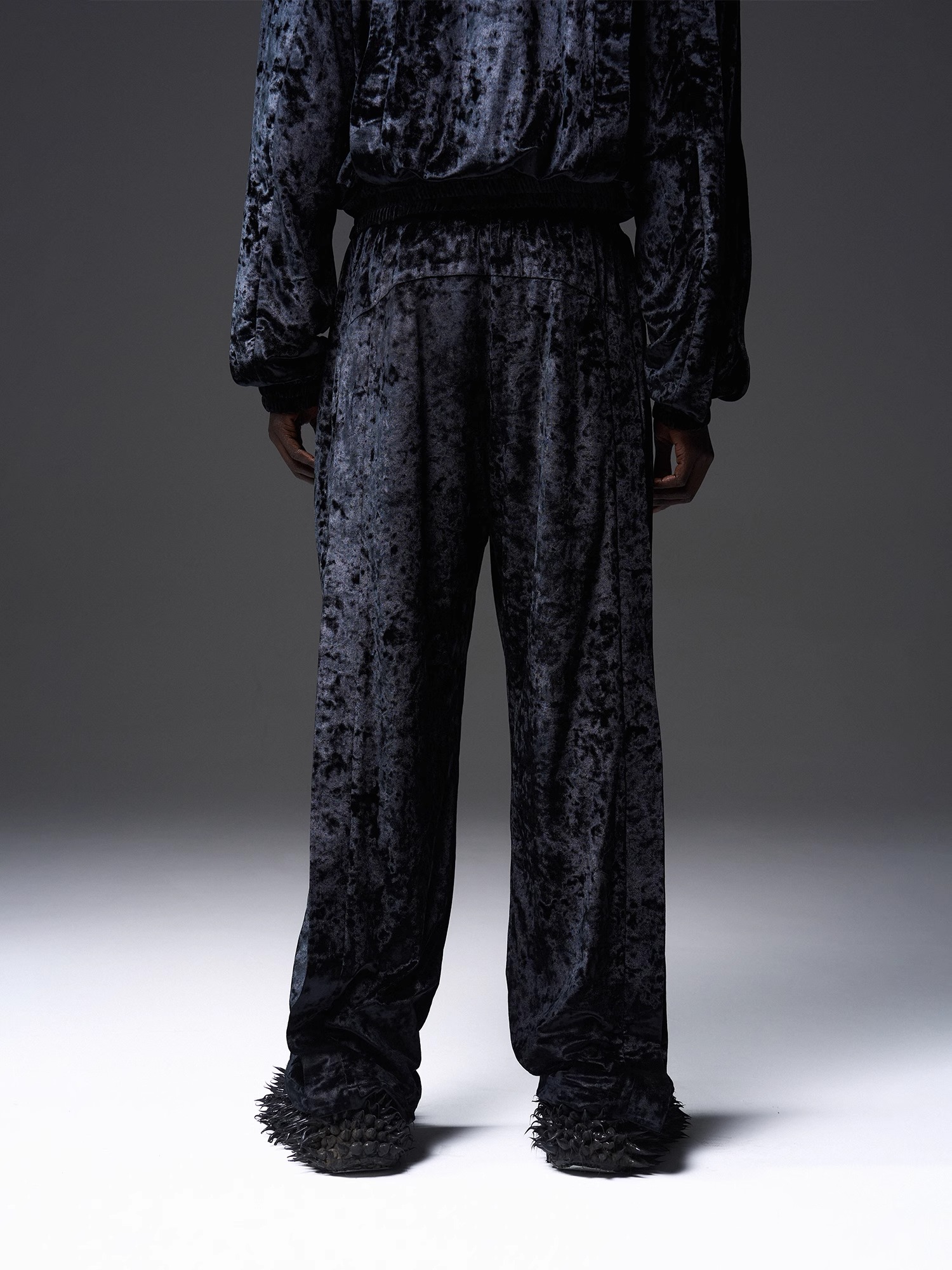 BLINDNOPLAN 24SS Aviator Velvet Trousers