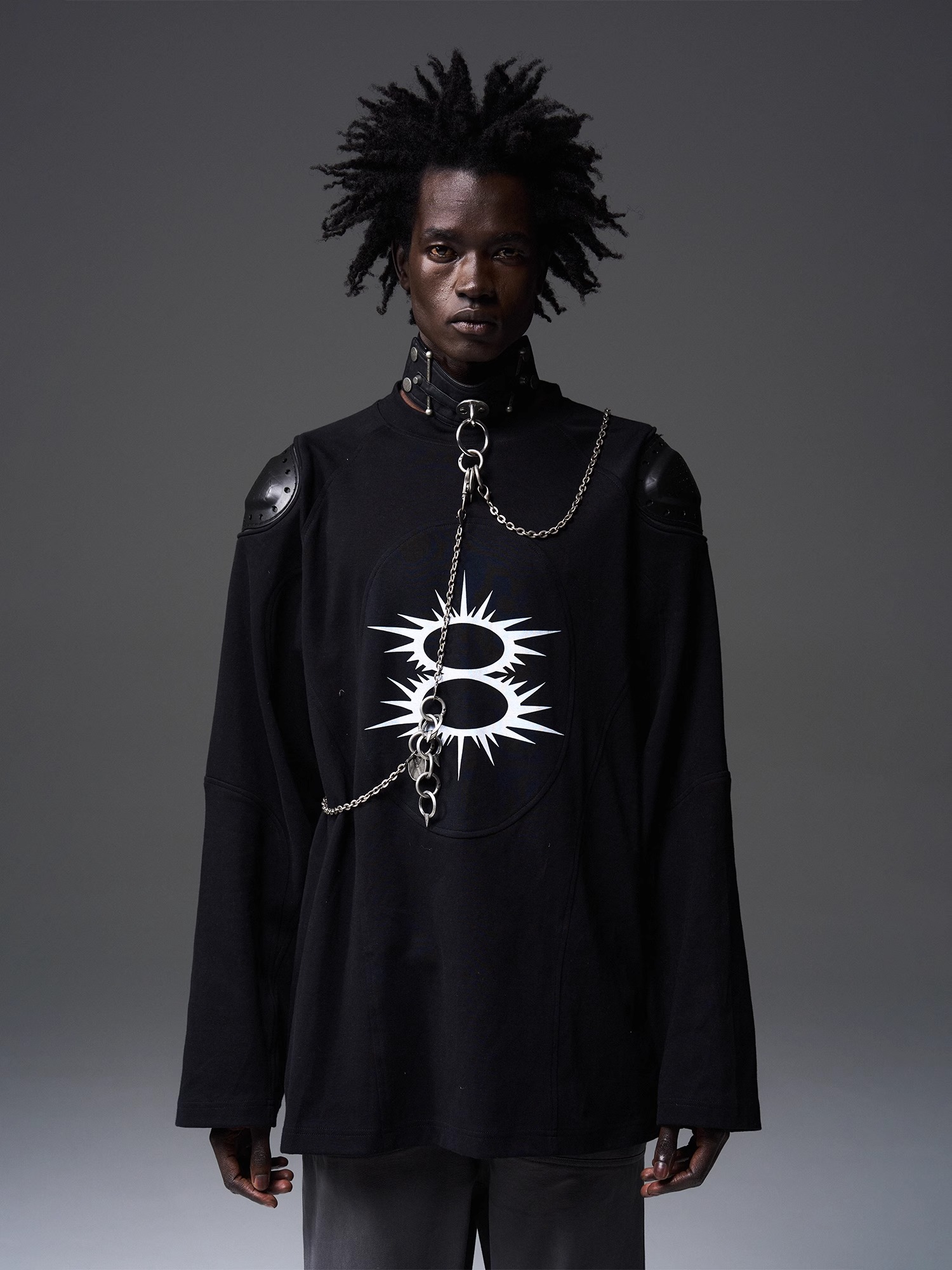 BLINDNOPLAN x BLACK8 24SS Armor Apparatus Loose Base Long Sleeve T-shirt