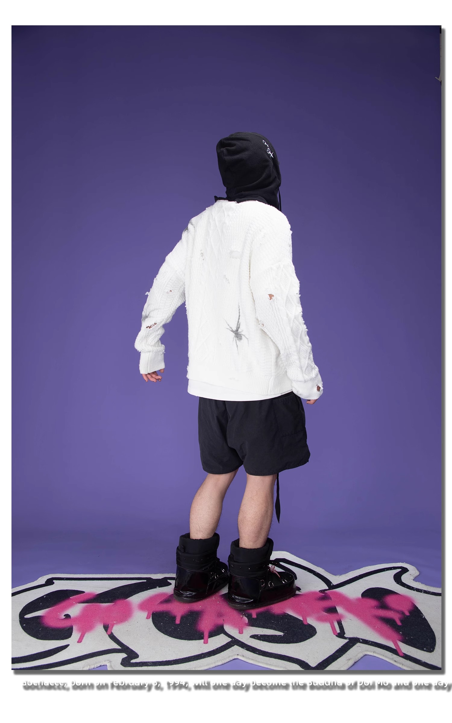 GOCHASKERO Rocking Fleece Embroidery Head Cover