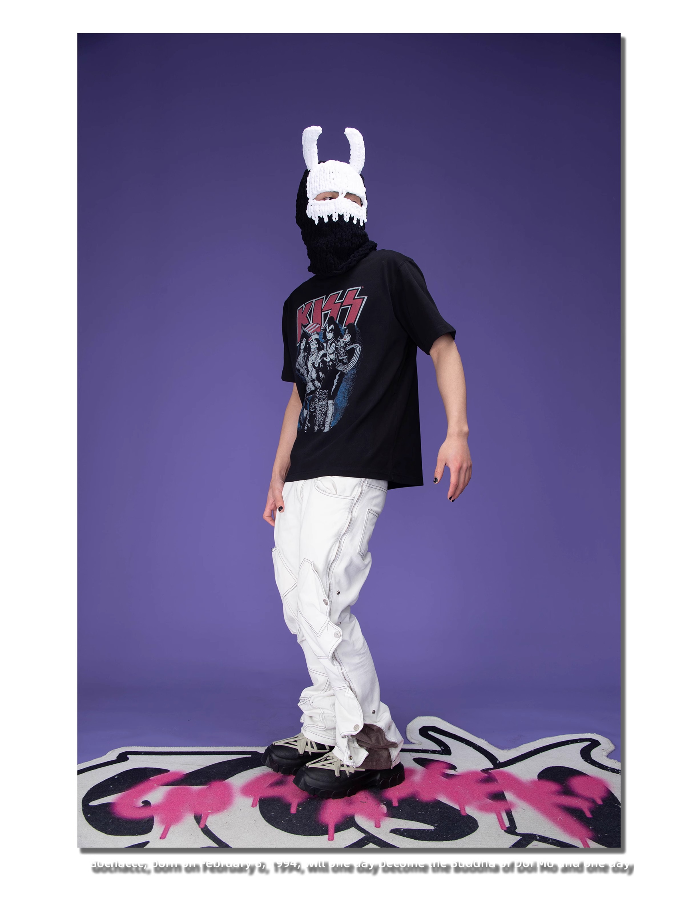 GOCHASKERO Band Print T-shirt