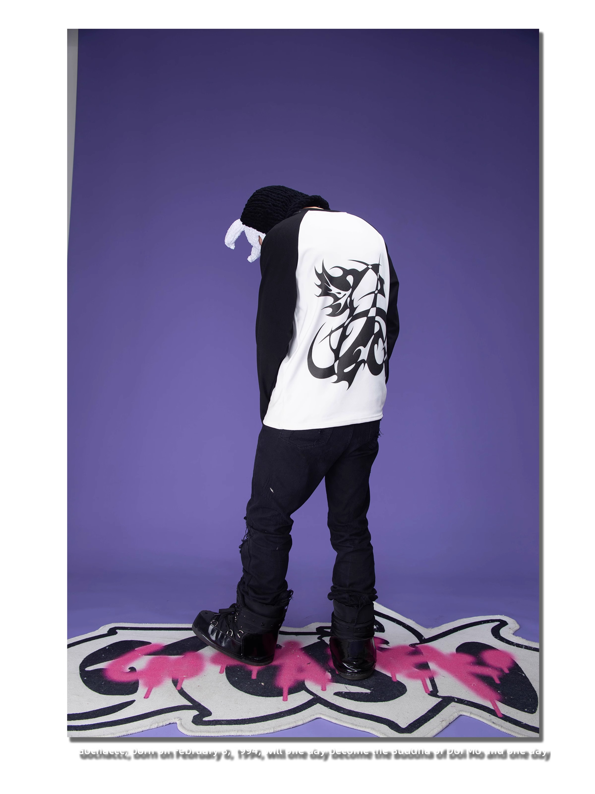 GOCHASKERO Mantra Printed Floral Inset Sleeve