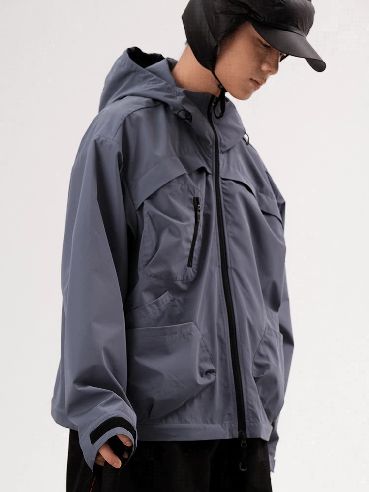 HALCYON 22AW Detachable Multi-Pocket Multi-functional Jacket Windbreaker
