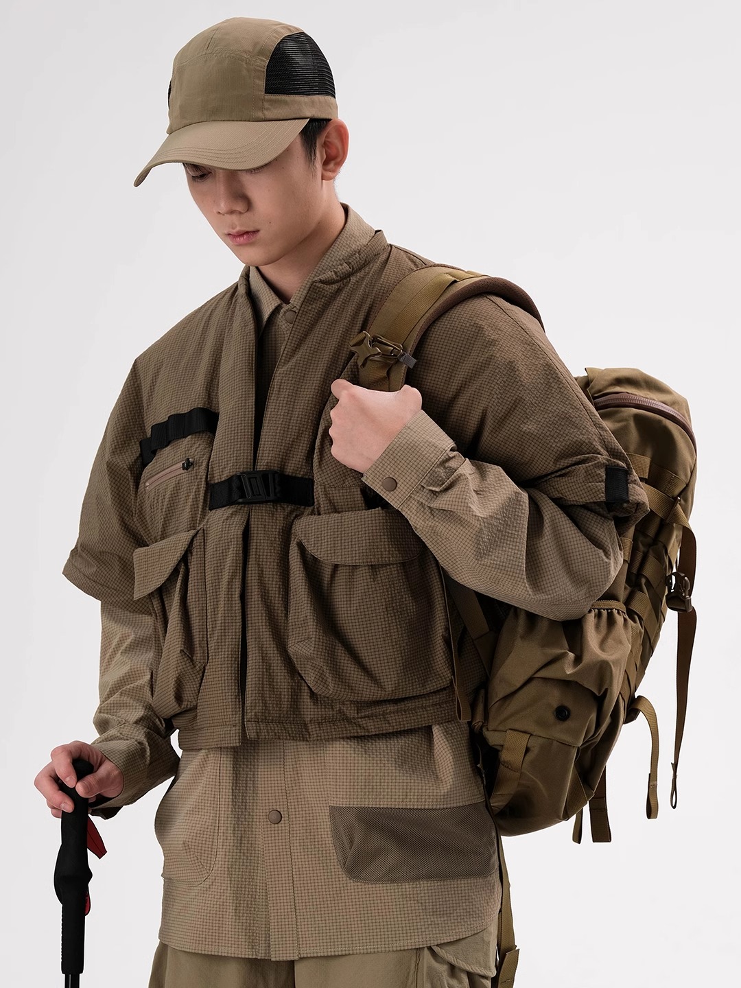 HALCYON 22AW Bubble Gauze Puffer Vest