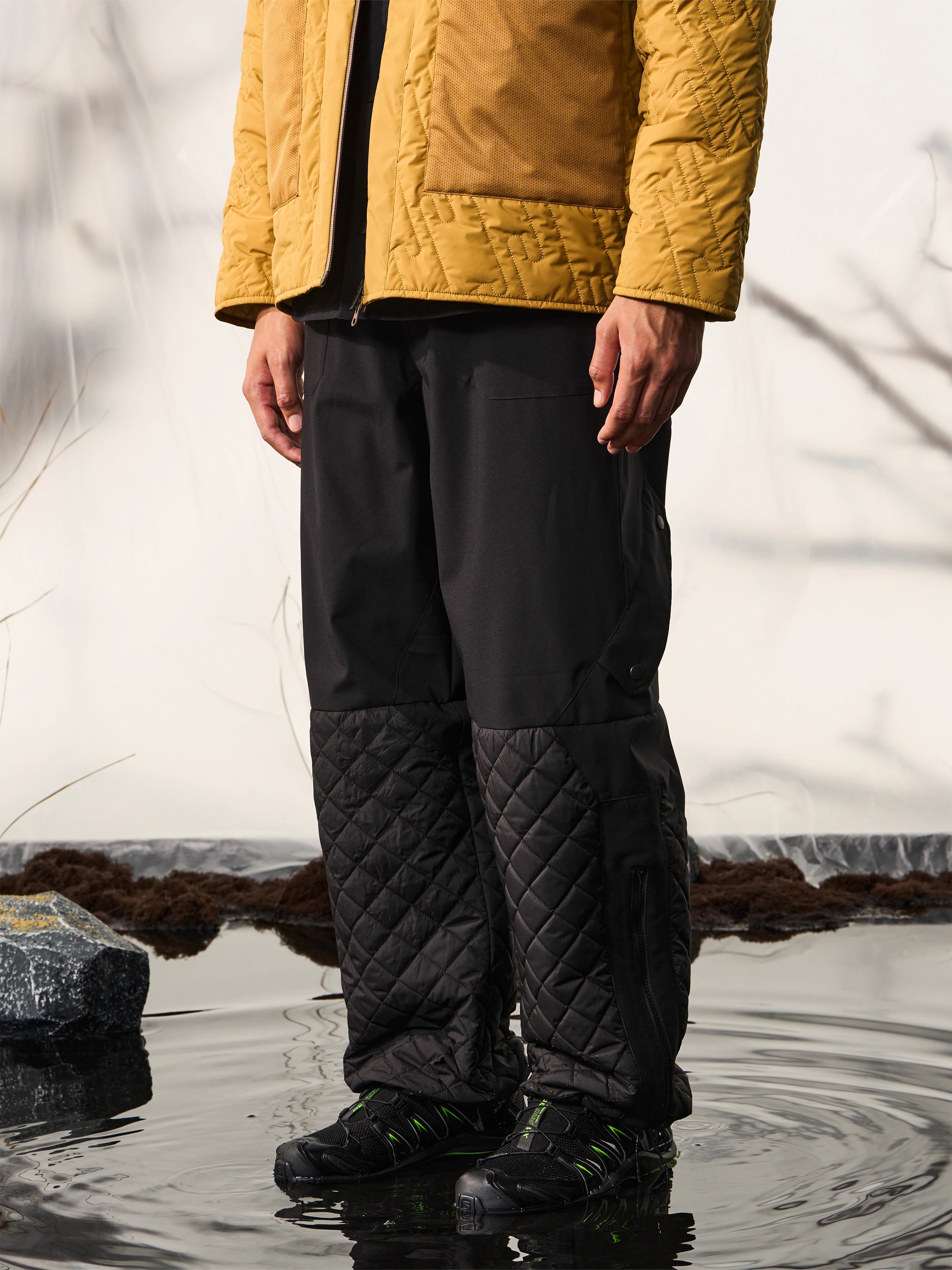 HALCYON 23AW Three-in-one Fabric Ski Pants