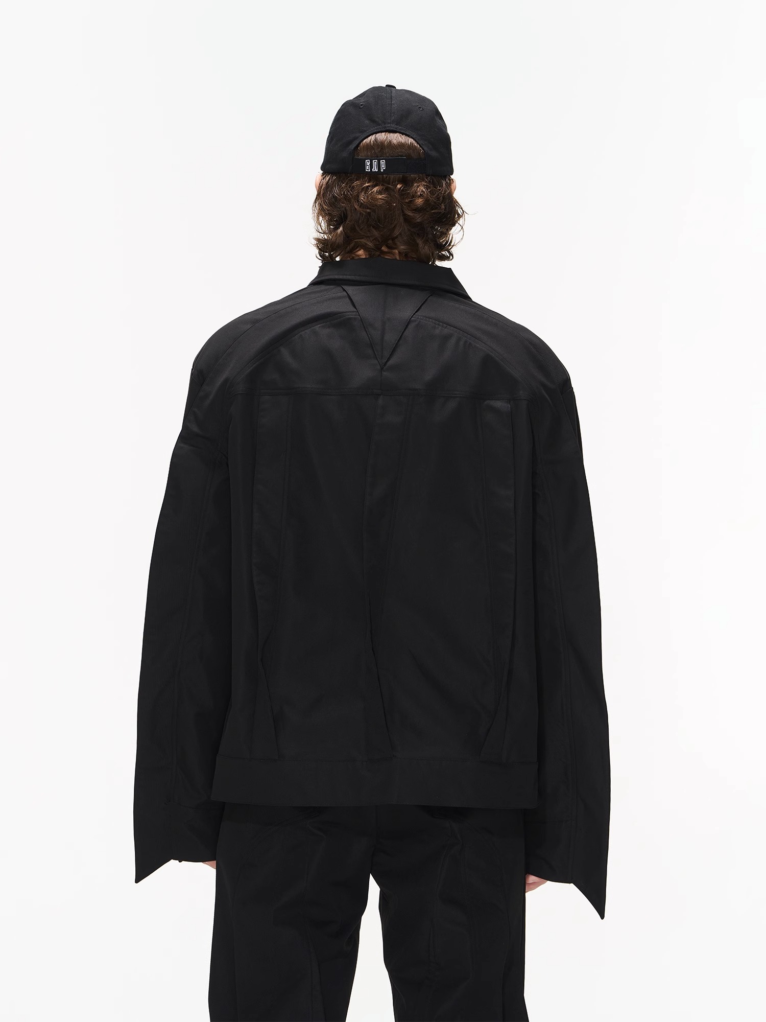 BLINDNOPLAN 23AW 纯色立体拼接翻领飞褊宽松秋季夹克外套