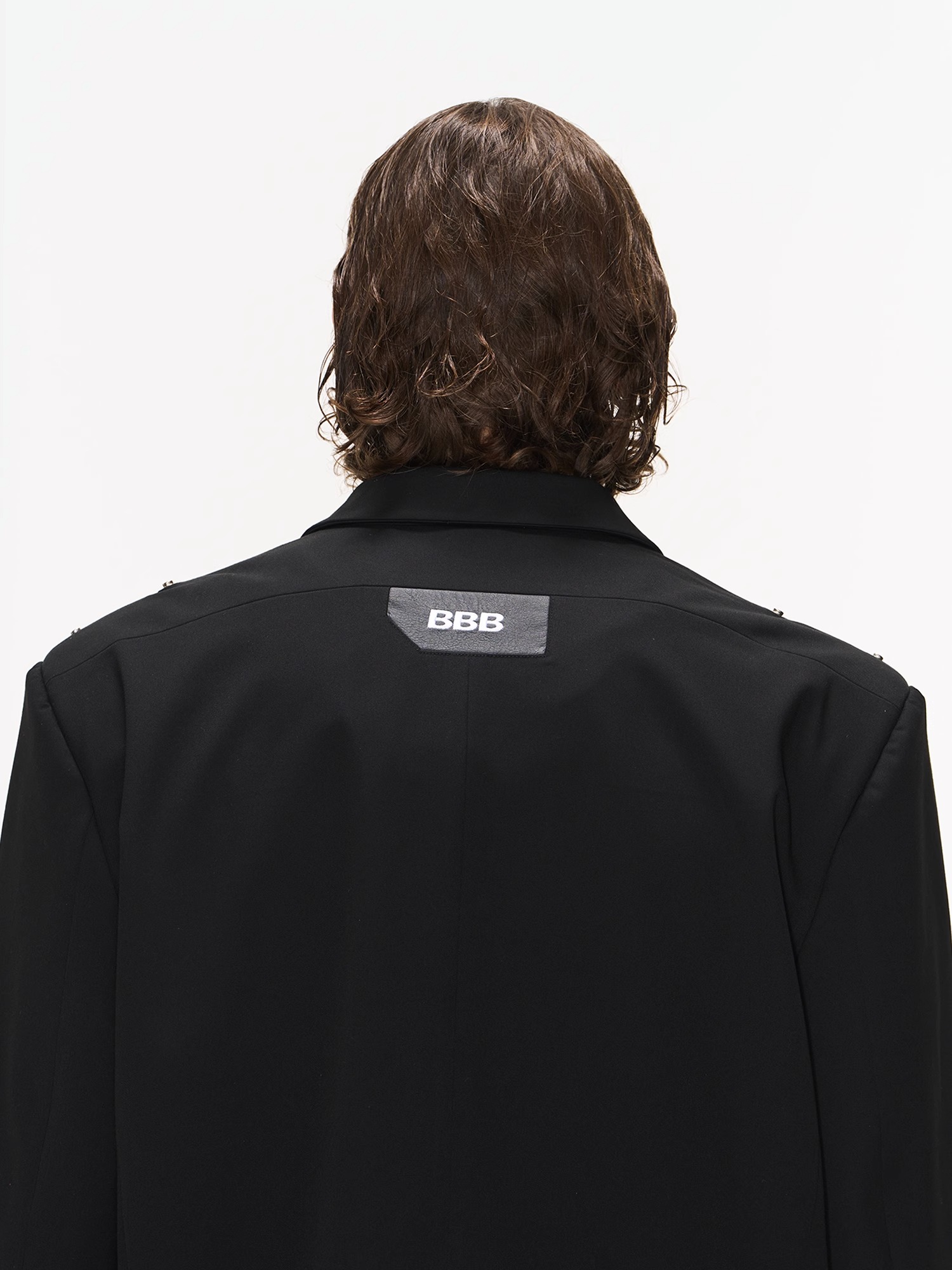 BLINDNOPLAN 23AW 双形态秋季排扣纯色宽松西装外套