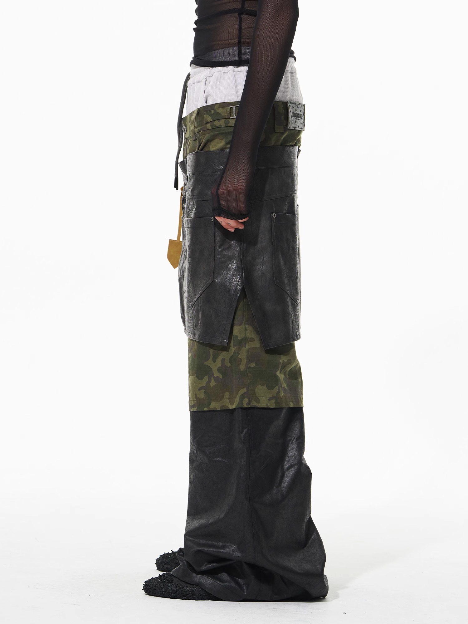 BLINDNOPLAN Multi-Layer Visual Tag Pants