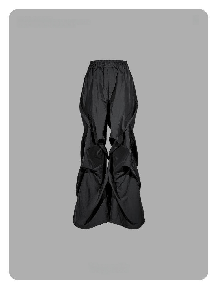 Multi-Flap Chaotic Pleated Pants