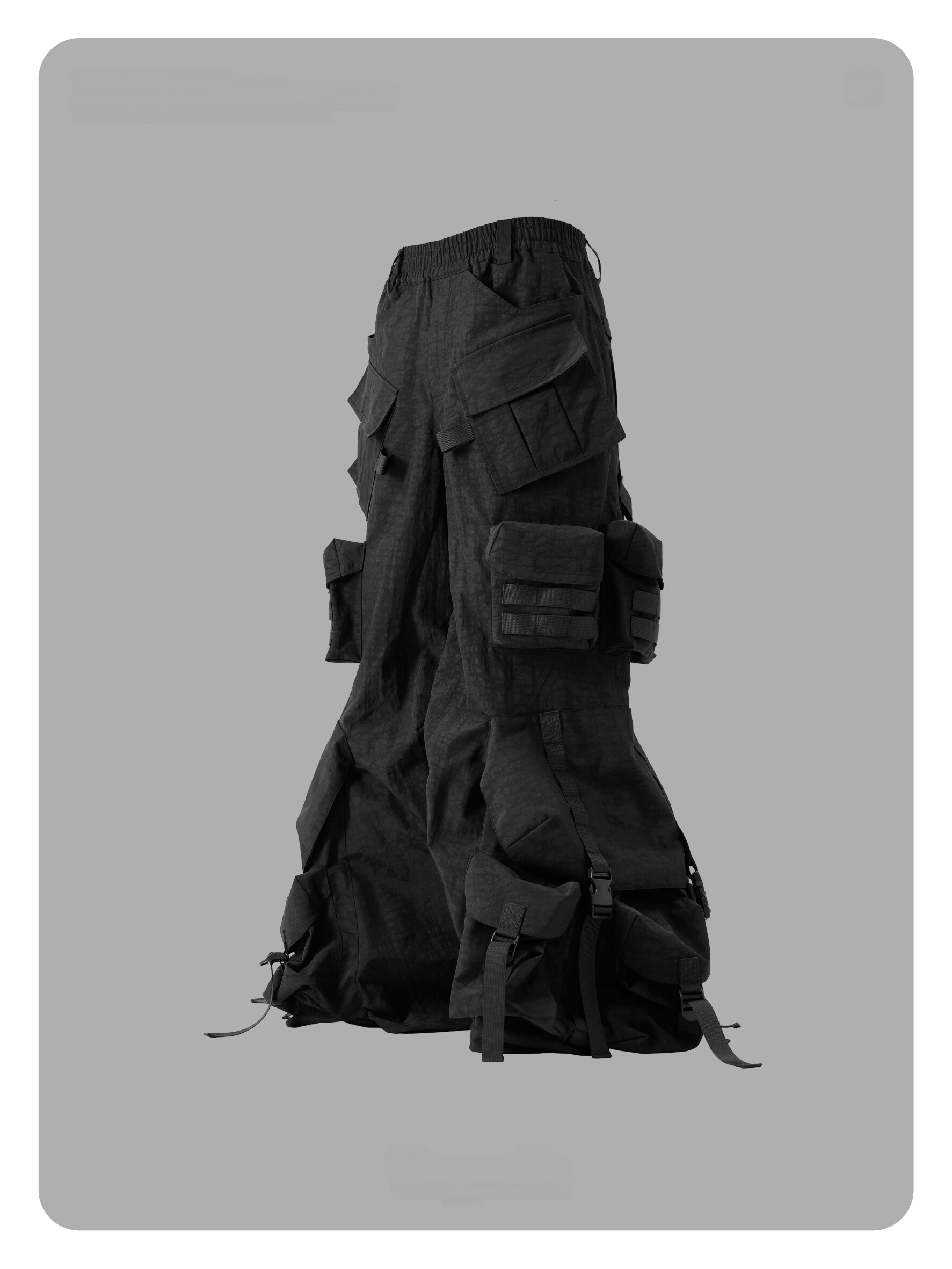 Hyper-Deconstructed Backpack Pants
