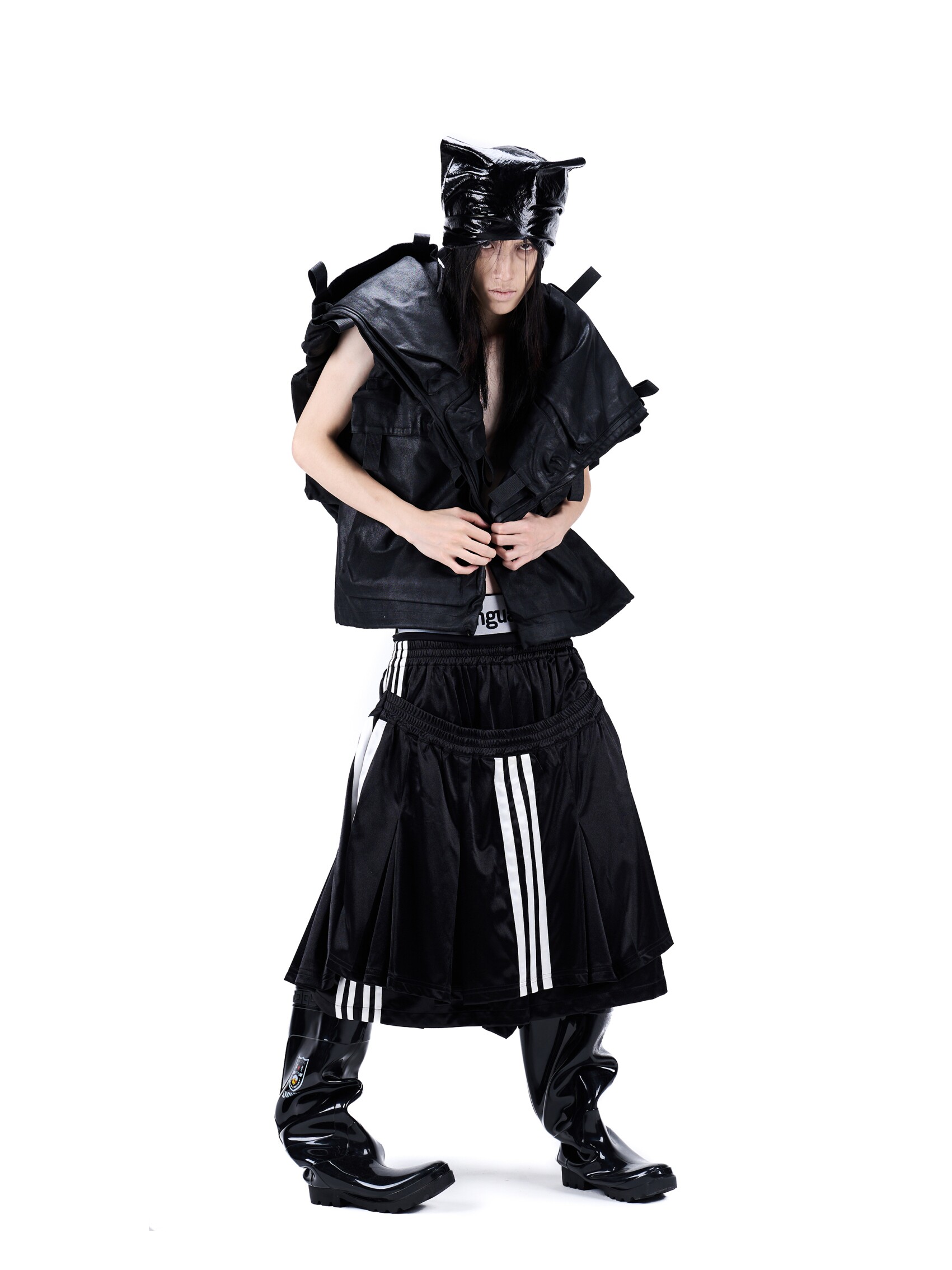 “Vector“ Integrated Deconstructed Skirt-Pants