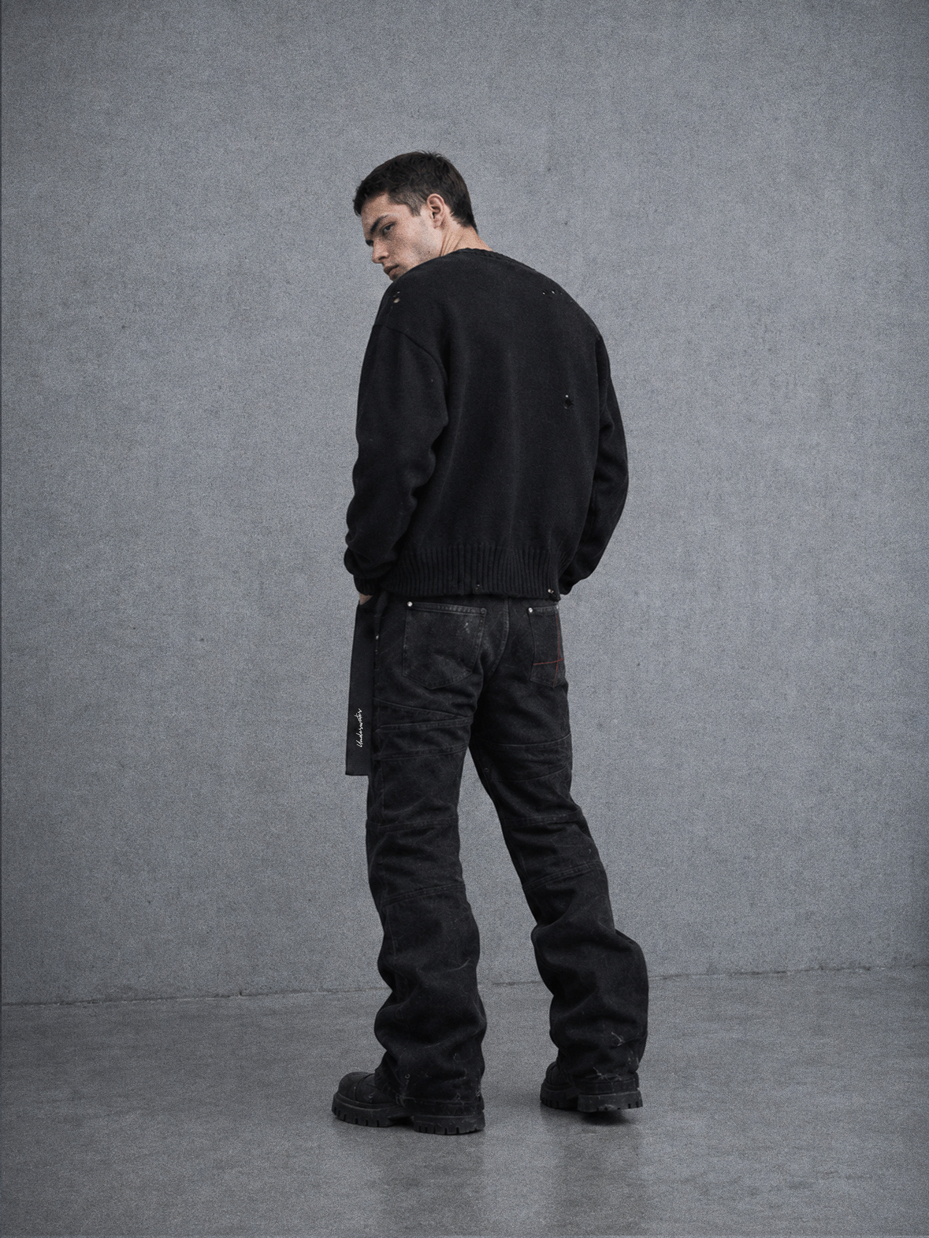 Tape Ripped Sweater