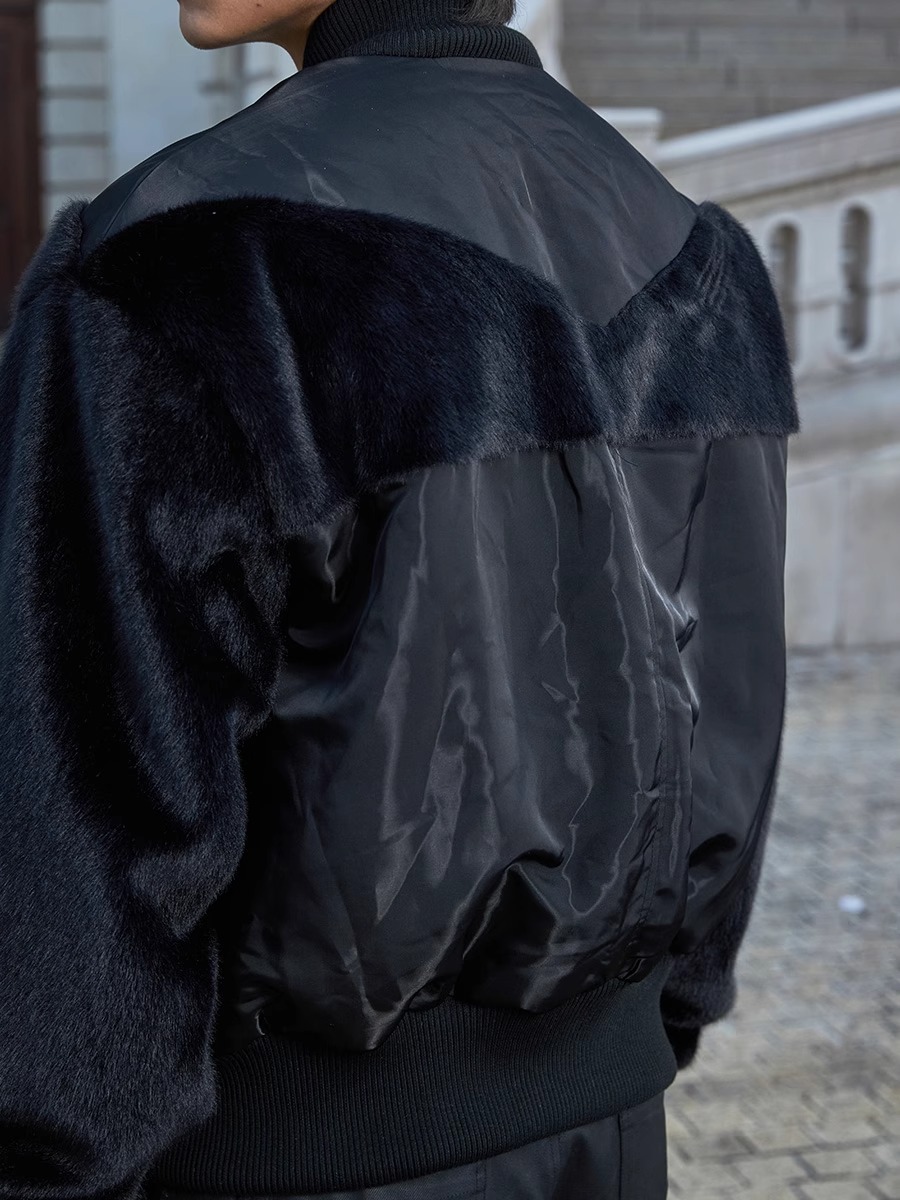 RVANGUARD 22AW SPLICE MINK COAT