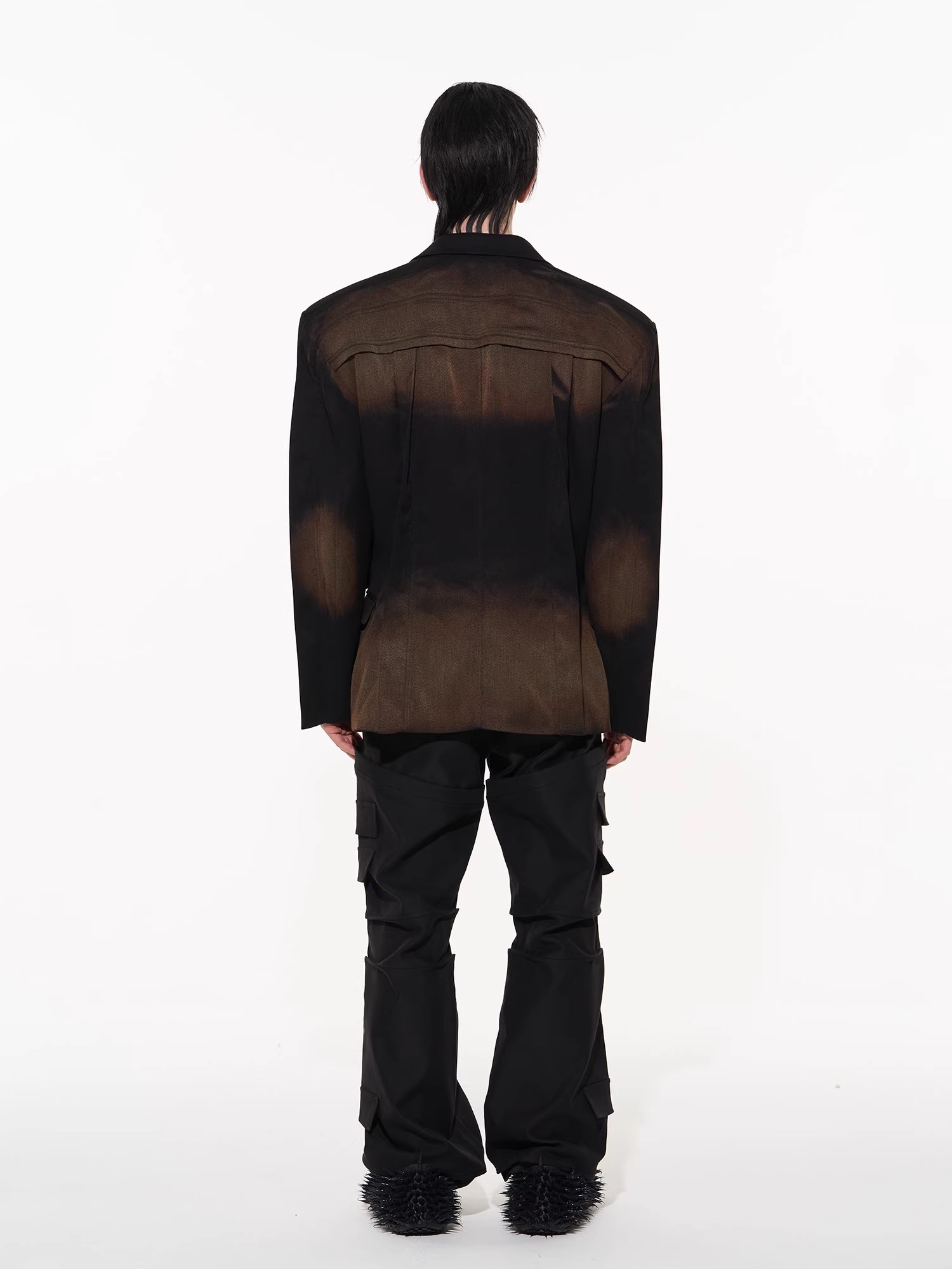 BLINDNOPLAN 23AW Heavy-duty 3D Aviator Spray-painted Suit Jacket