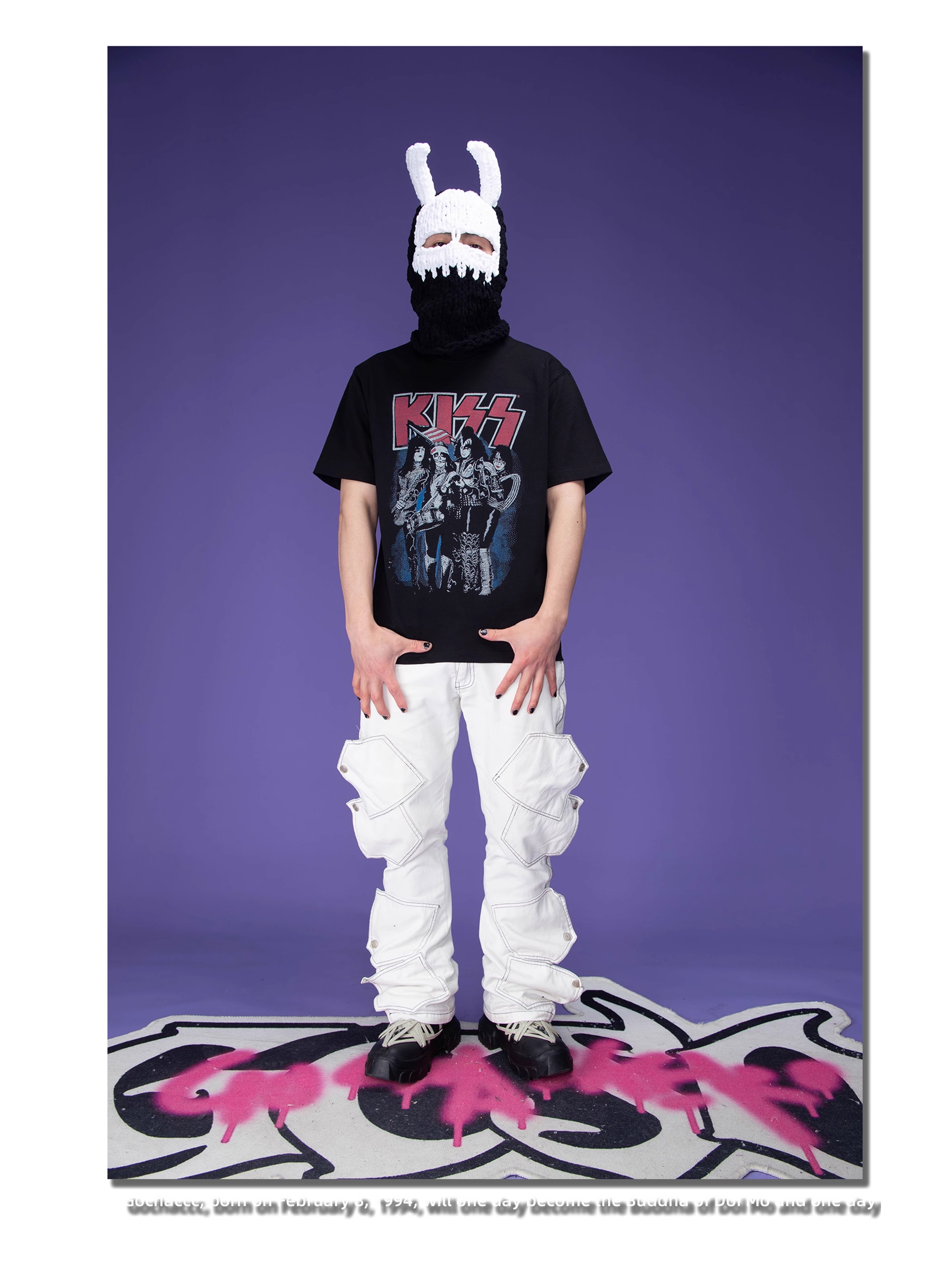 GOCHASKERO Band Print T-shirt