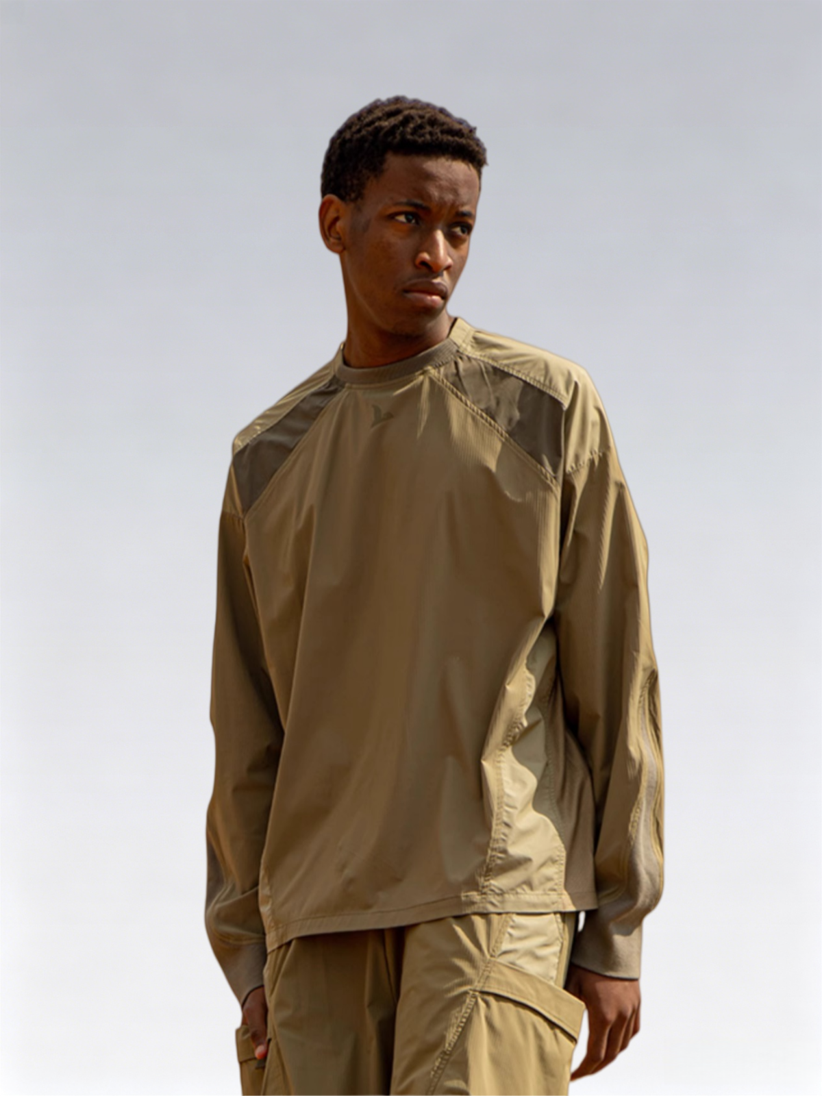 Structured Panelled Long Sleeve Jersey