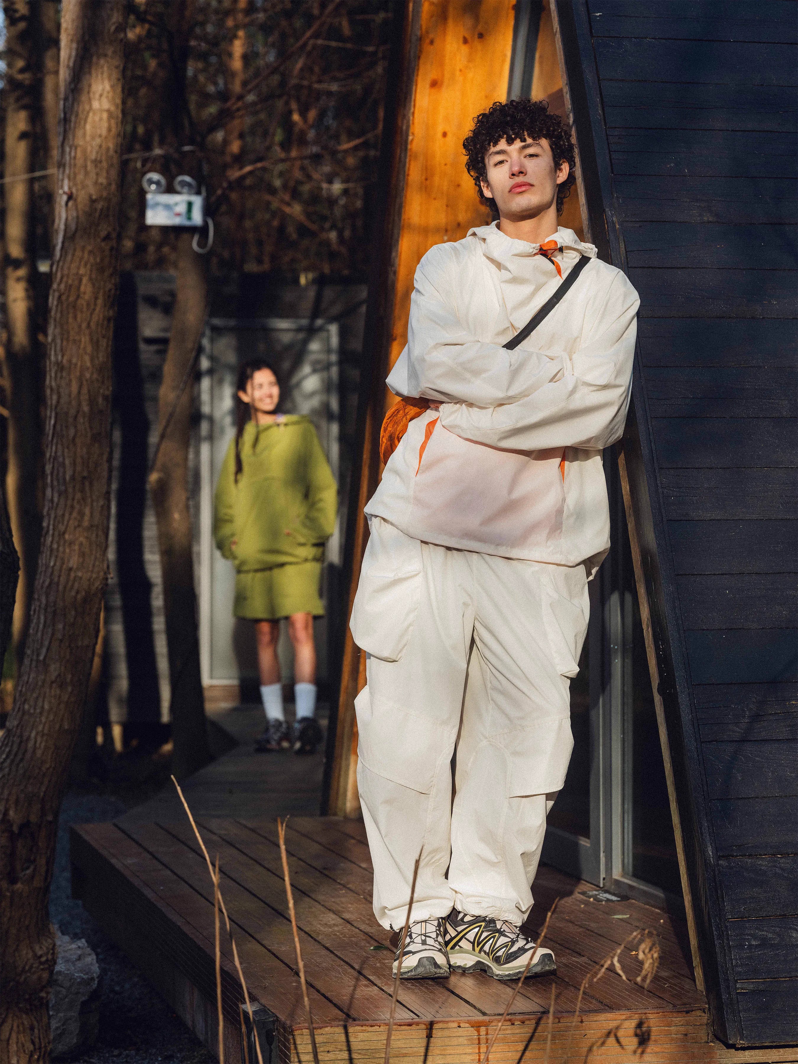 HALCYON 24SS SOLOTEX Bio-Based Batwing Sleeve Windbreaker