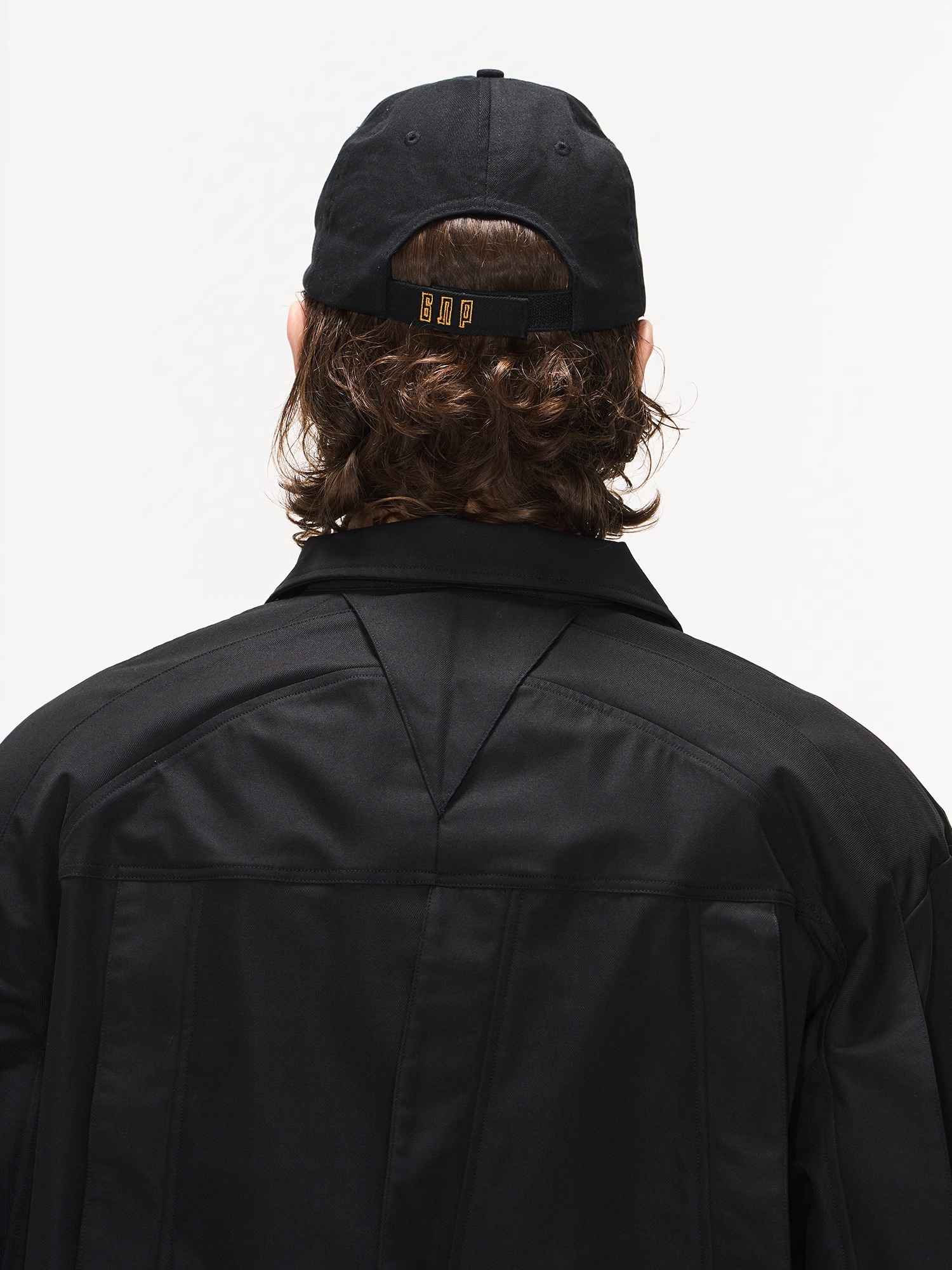 BLINDNOPLAN 23AW 水洗破坏立体刺绣可调节魔术贴鸭舌帽