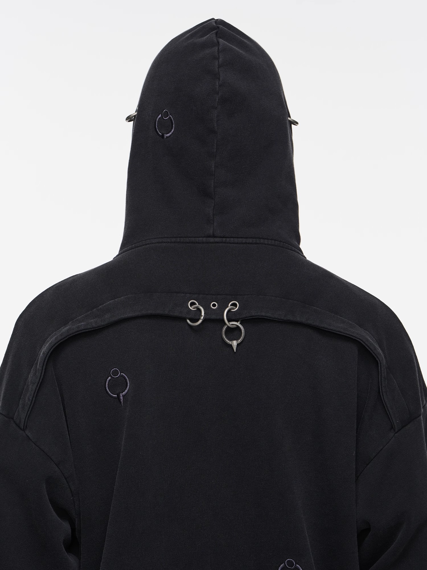 BLINDNOPLAN 24AW Heavy Metal Contrast Texture Hoodie Jacket