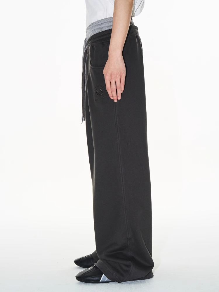 EXITMODE BY BLINDNOPLAN Double-Waist Pleated Sweatpants