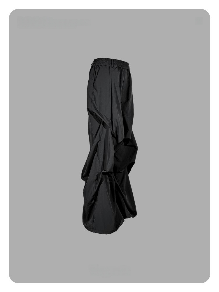 Multi-Flap Chaotic Pleated Pants