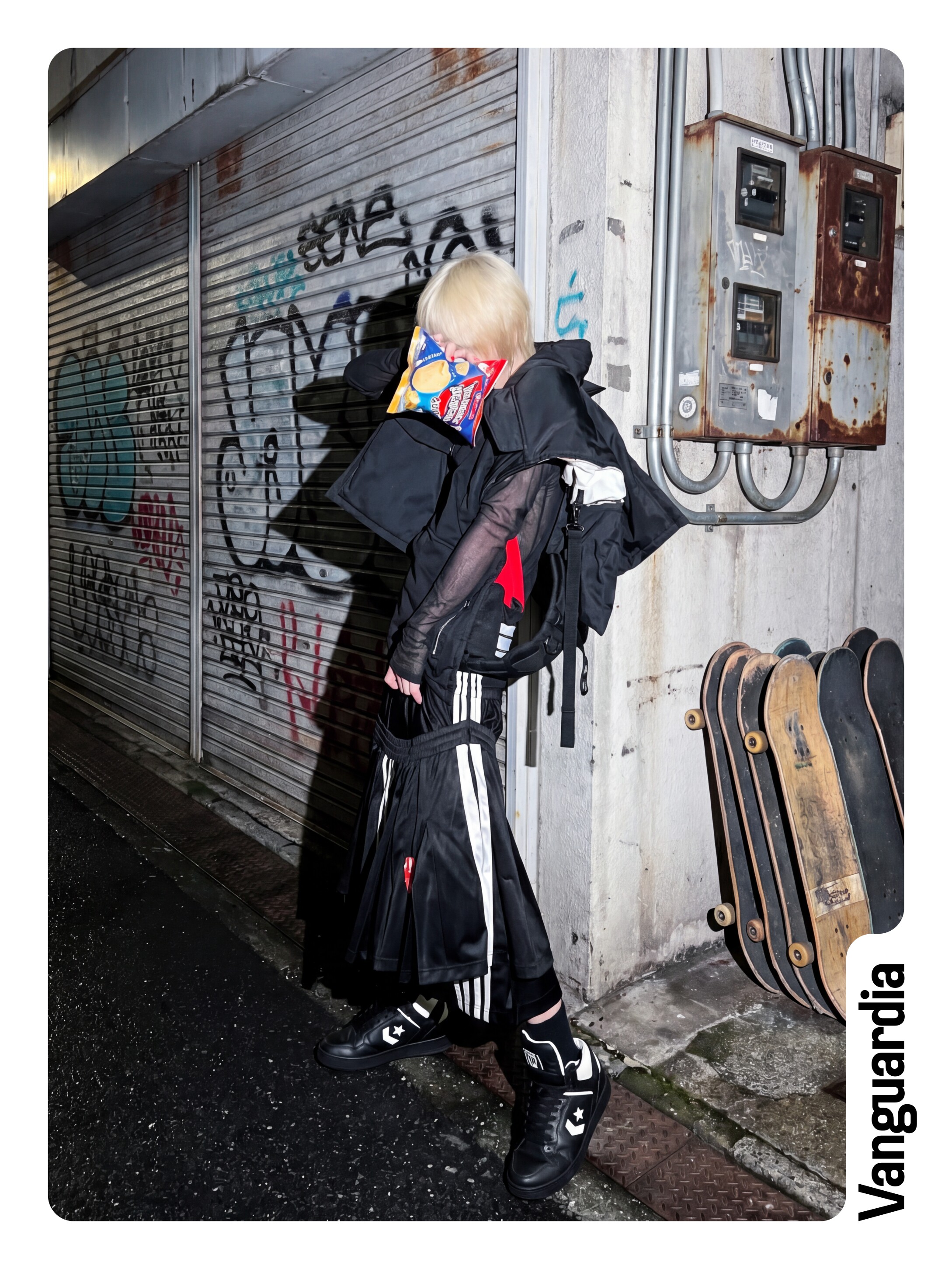 “Vector“ Integrated Deconstructed Skirt-Pants