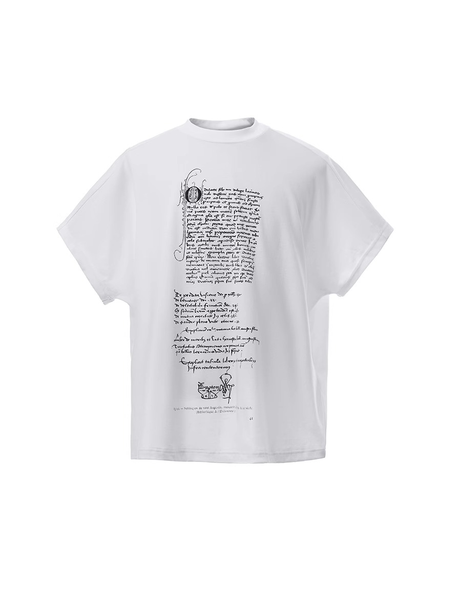 RVANGUARD 22SS ANCIENT SCRIPT PRINT T-SHIRT