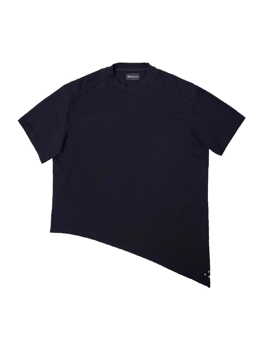 RVANGUARD 23SS ODEL PURE COTTON ASYMMETRIC CUT T-SHIRT