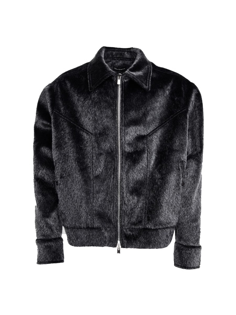 RVANGUARD 23AW Black Silver Gray Woolen Split Jacket