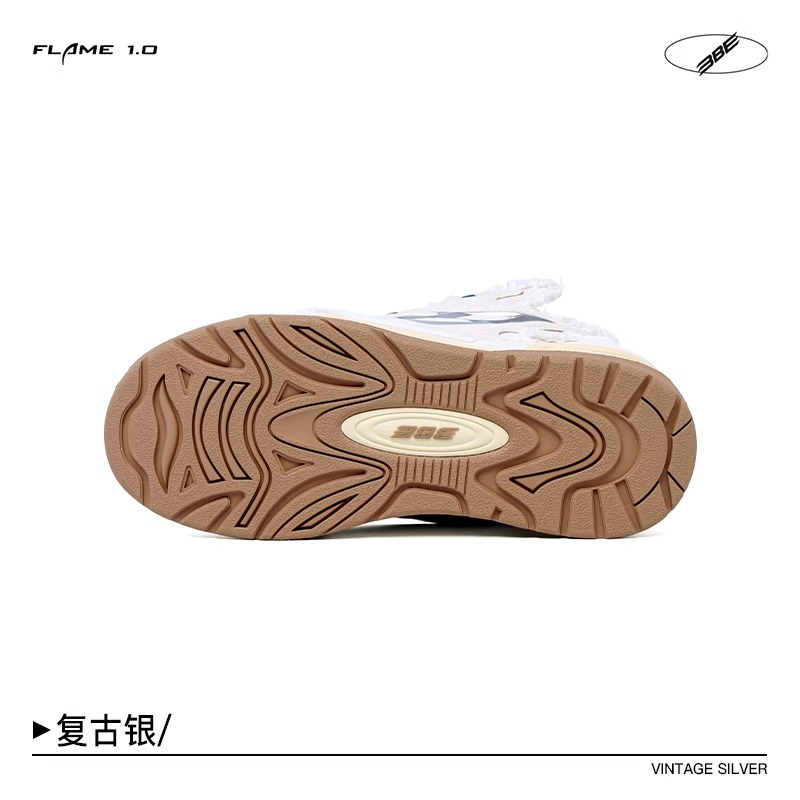 BLINDNOPLAN FLAME 1.0 Vintage Silver Sneakers