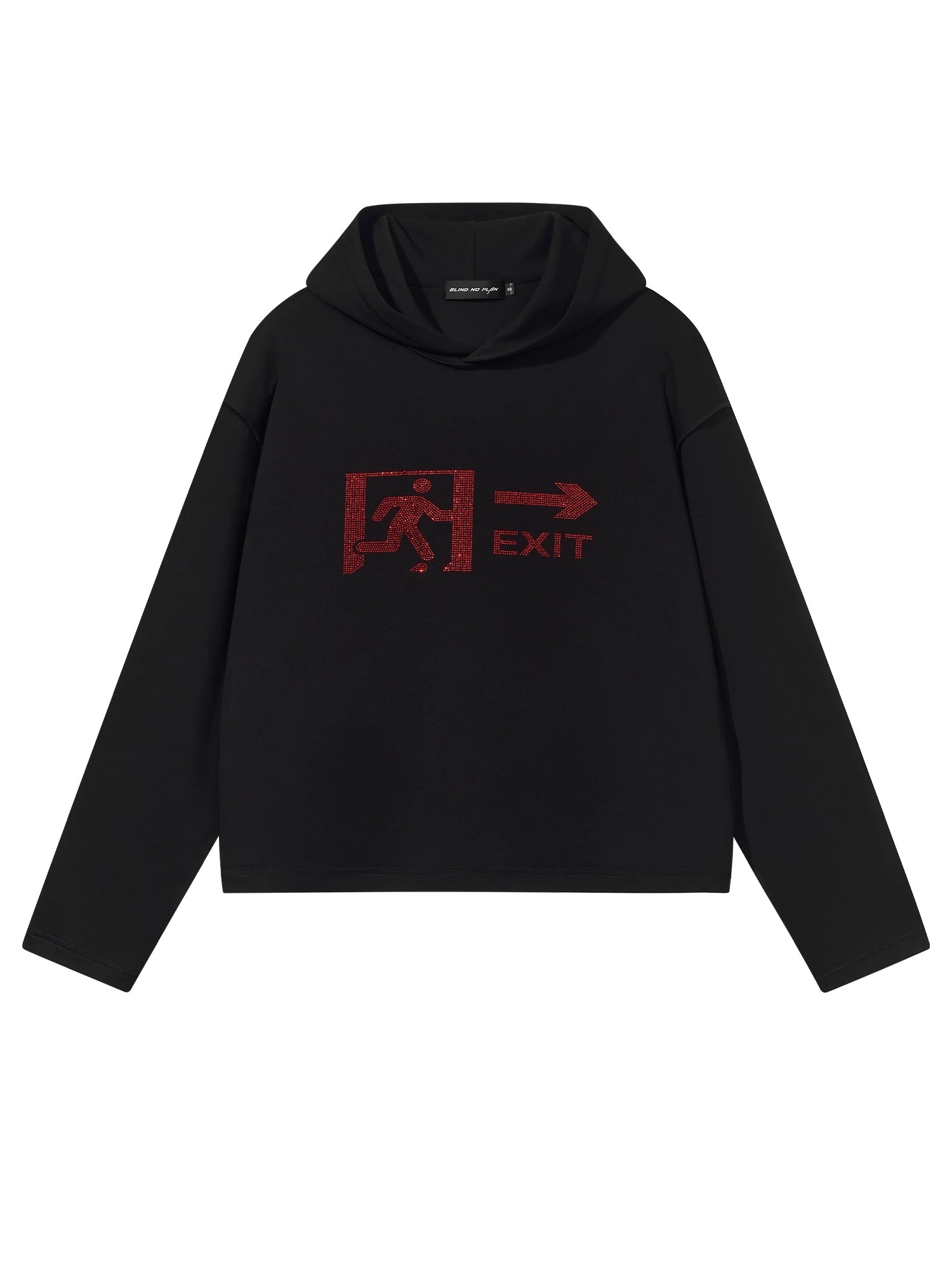 BLINDNOPLAN 24SS “EMERGENCY EXIT" Hooded T-shirt