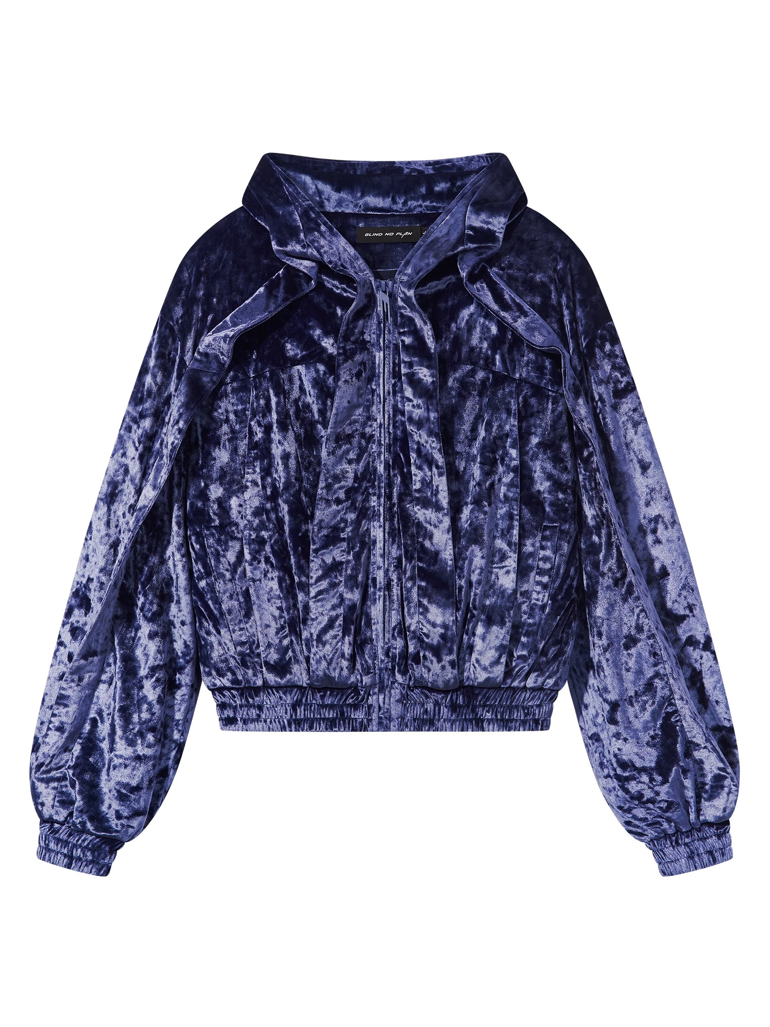 BLINDNOPLAN 24SS Aviator Velvet Hooded Jacket