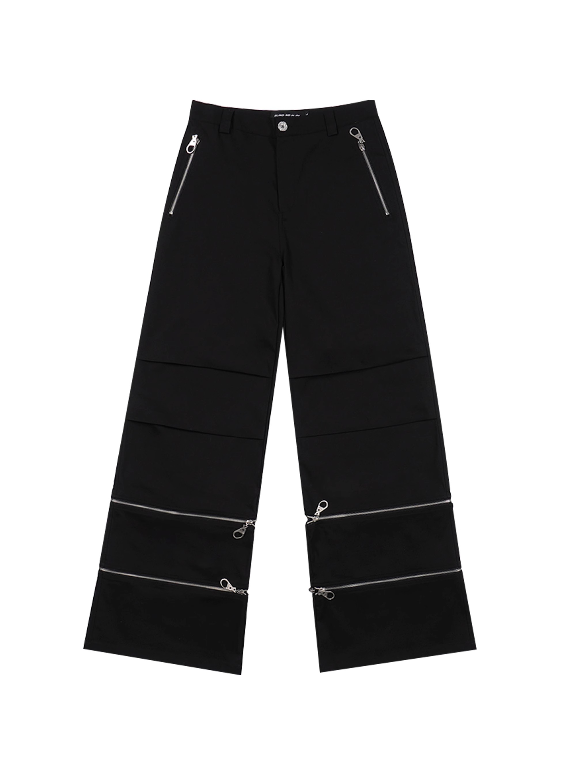BORON ATOMS 23SS Double-Zip Plasticity Contour Pants