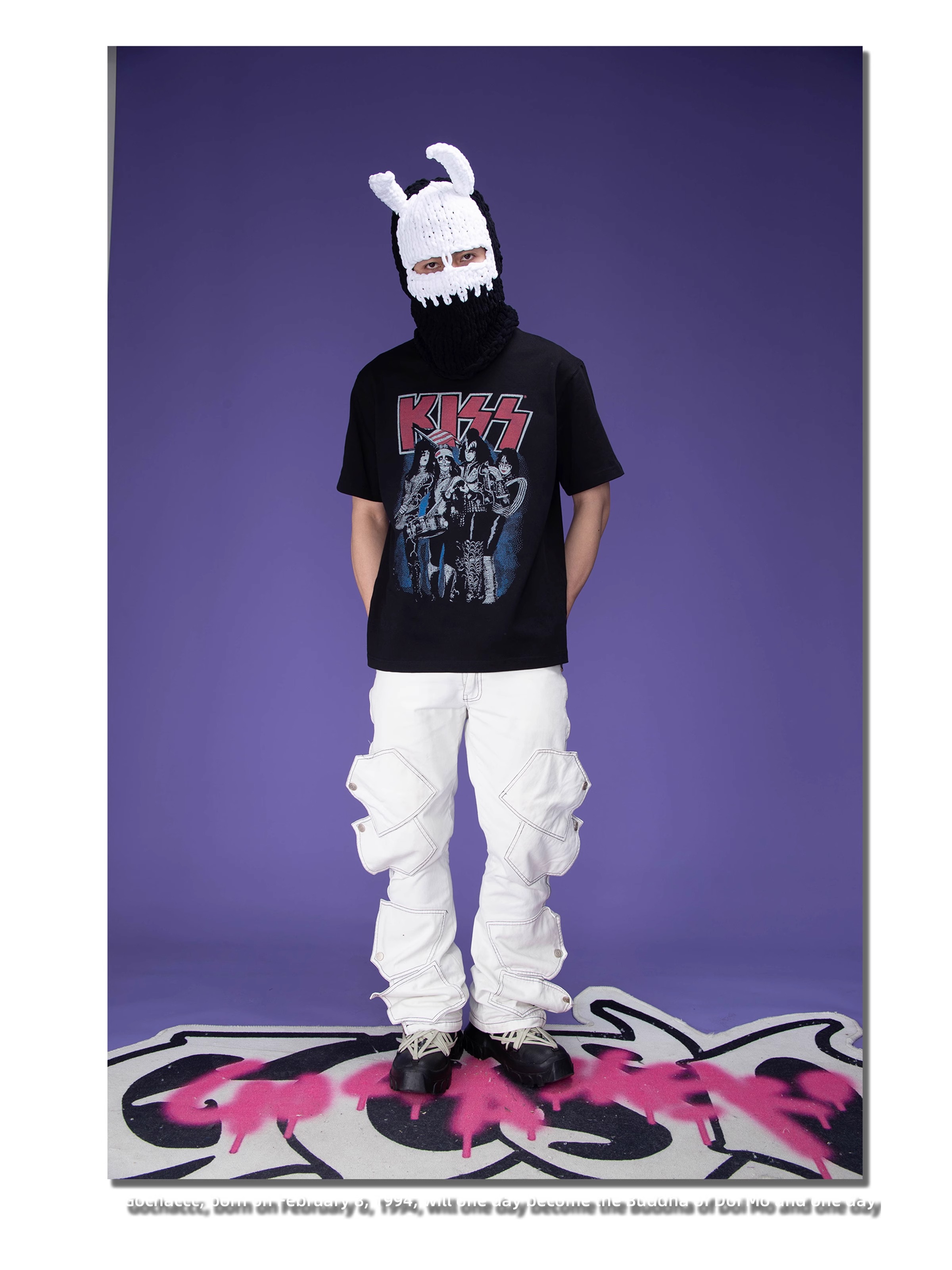 GOCHASKERO Band Print T-shirt