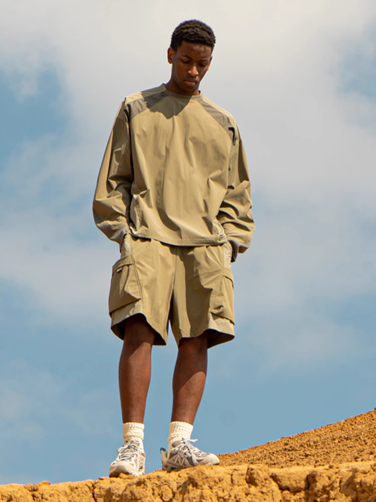 HALCYON 23SS Structured Panelled Long Sleeve Jersey