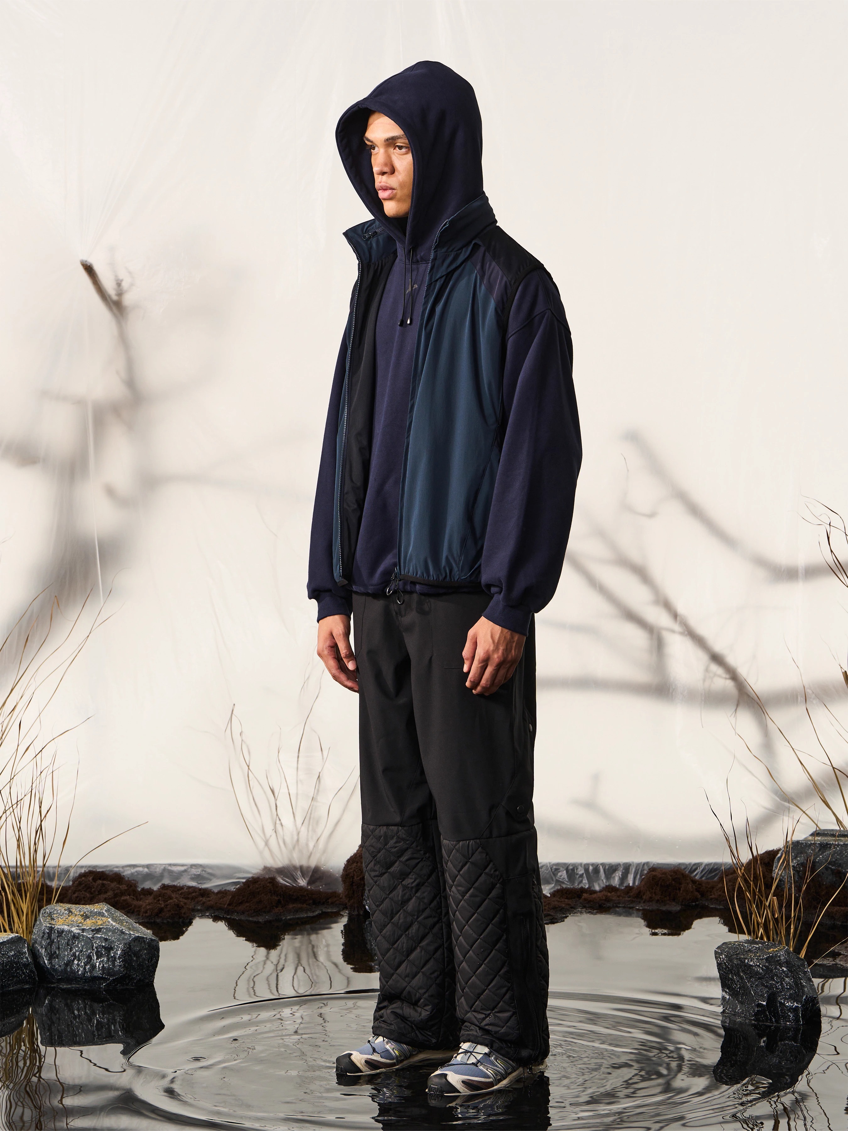 HALCYON 23AW Three-in-one Fabric Ski Pants