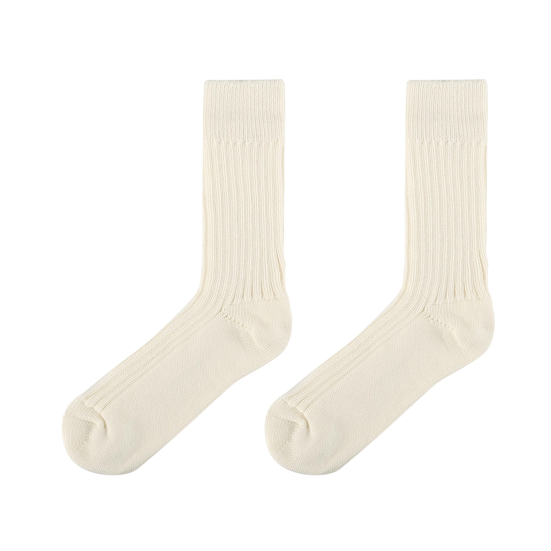 NormCoreMoment 19FW Pure Colored Cotton Blended Coarse Stockings