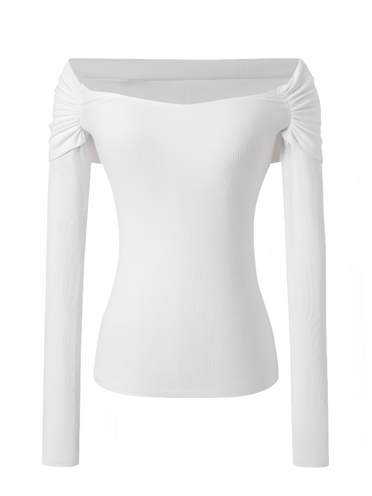 AUGENWEIDE 24SS One-shoulder Long Sleeves